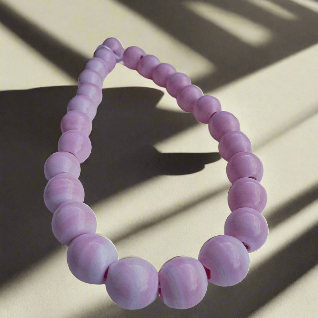 Desy – Collana in perle di vetro soffiato di Murano - MantoanMurano