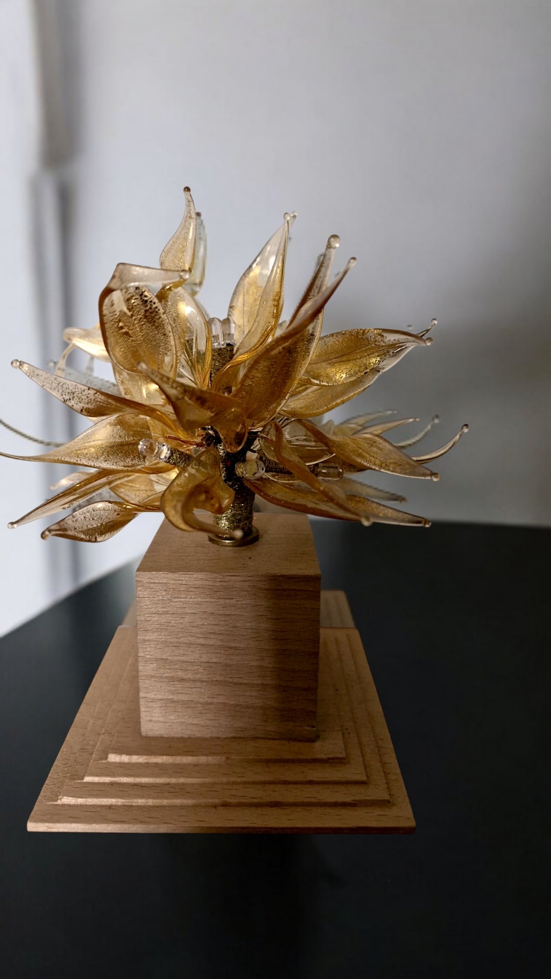 Lampada Agave Stellata - Design Radiale in Vetro di Murano - MantoanMurano