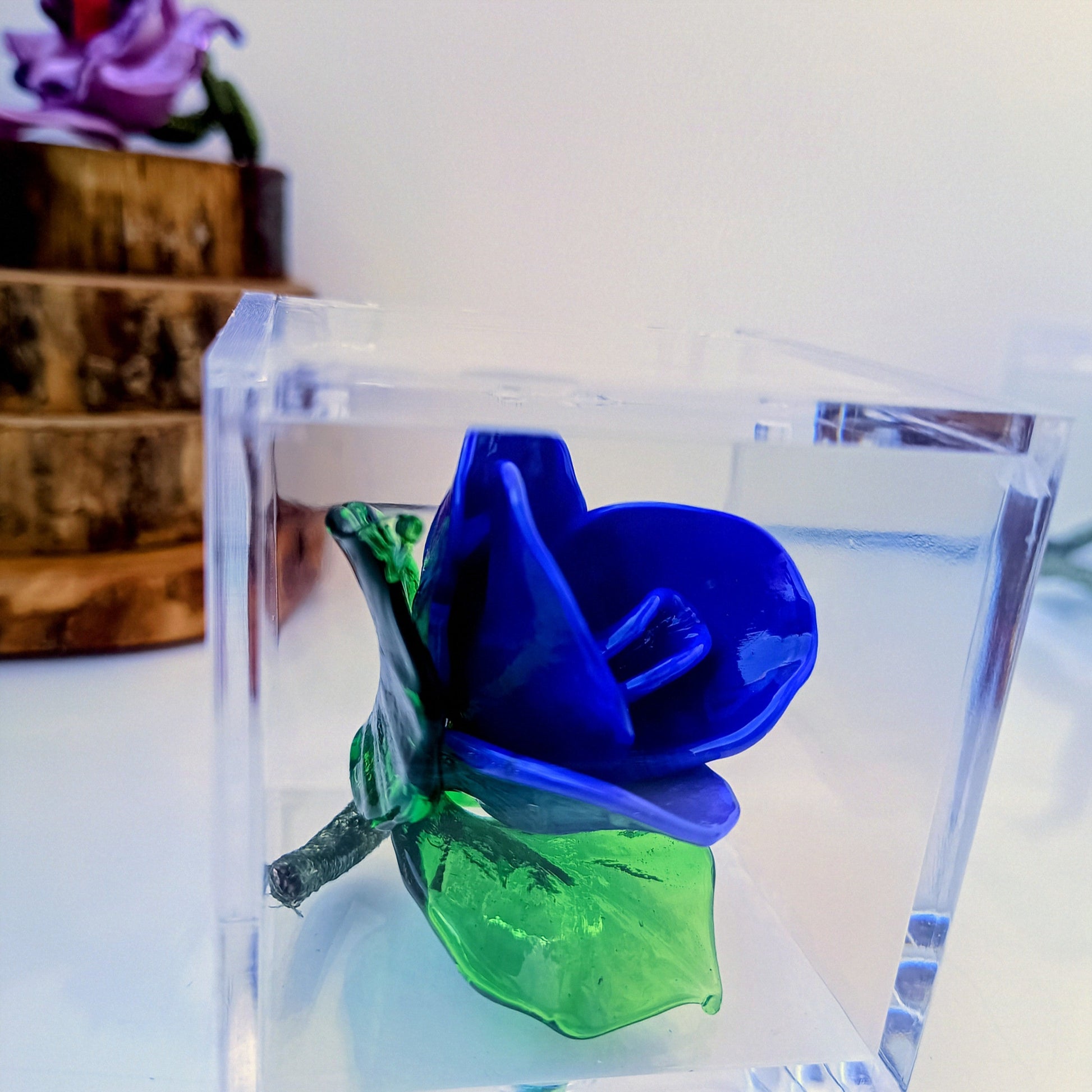Cube flowers in vetro di murano - MantoanMurano