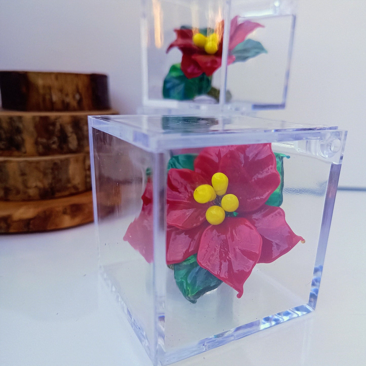 Cube flowers in vetro di murano - MantoanMurano