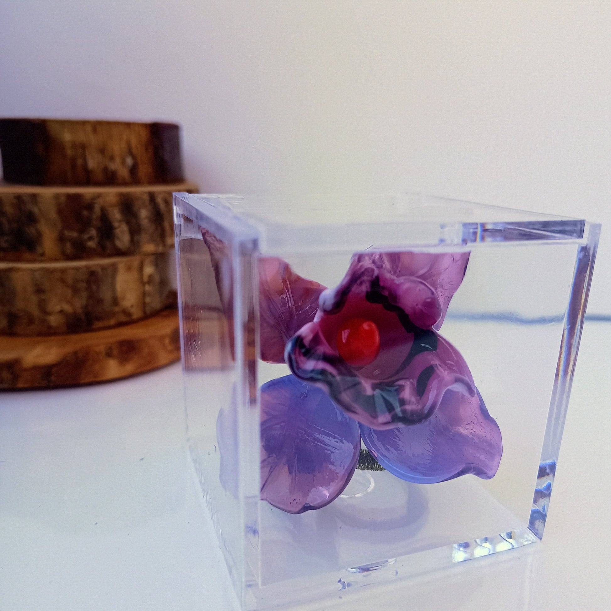 Cube flowers in vetro di murano - MantoanMurano