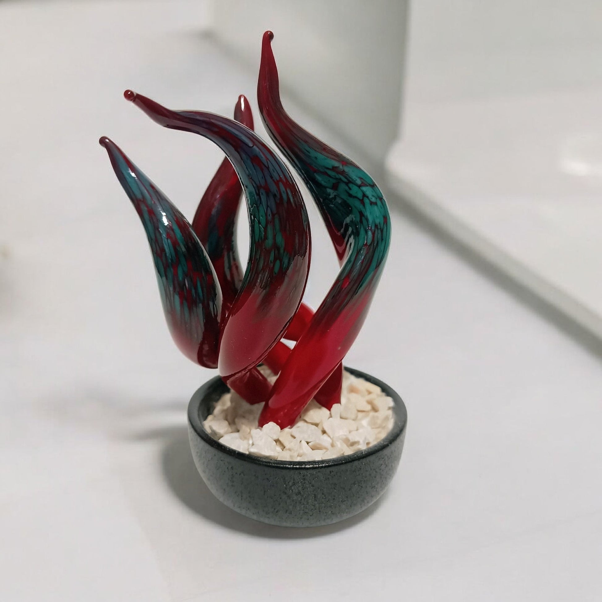 Echi di Laguna – Composizione Artistica in Vetro Soffiato di Murano - MantoanMurano