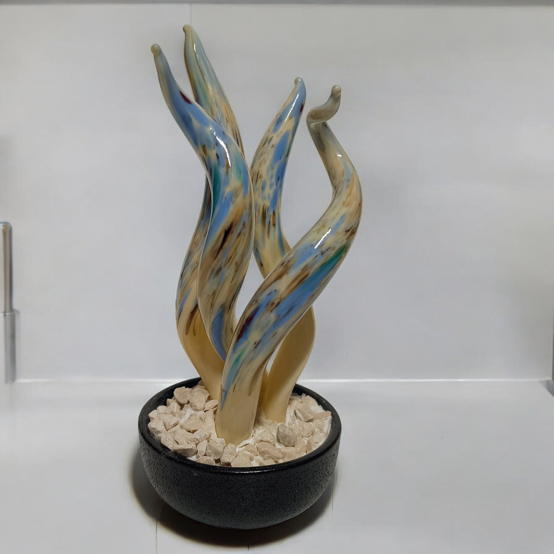 Echi di Laguna – Composizione Artistica in Vetro Soffiato di Murano - MantoanMurano
