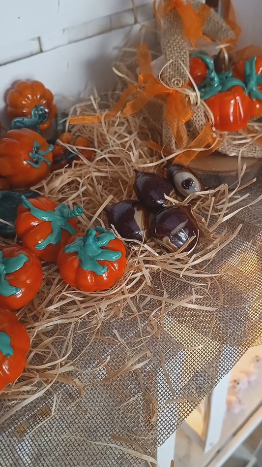 Zucche in vetro soffiato di Murano