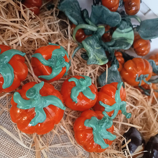 Zucche in vetro soffiato di Murano