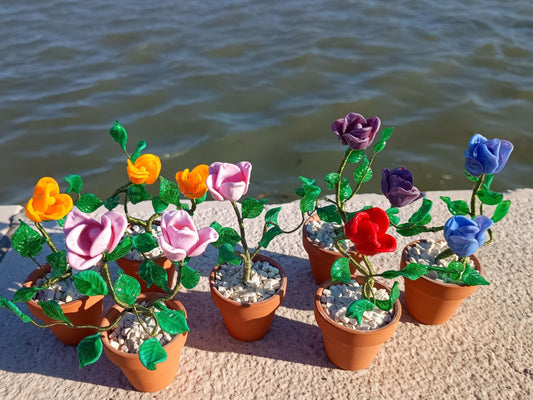 Rosa due boccioli - MantoanMurano