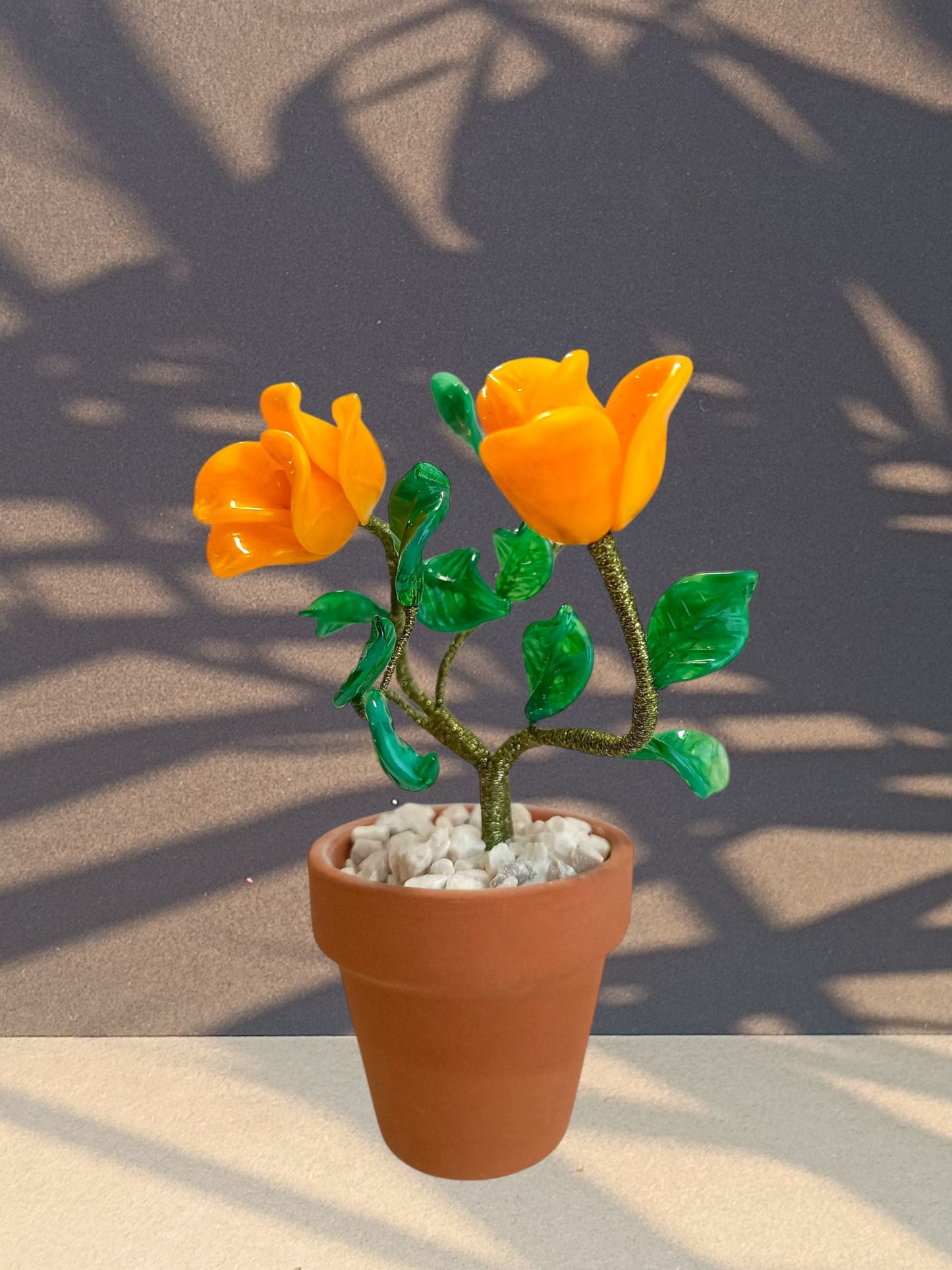 Rosa due boccioli - MantoanMurano