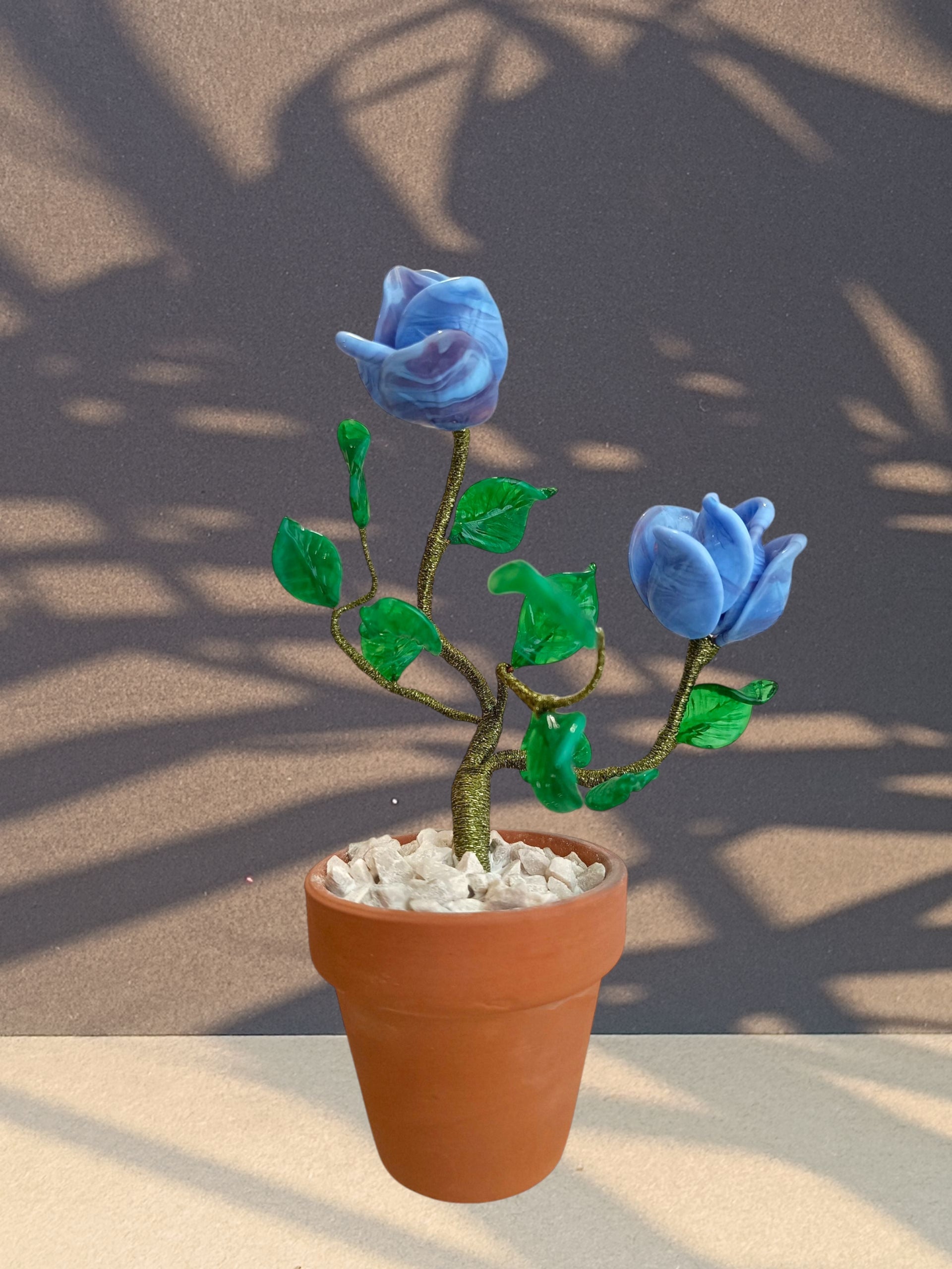 Rosa due boccioli - MantoanMurano