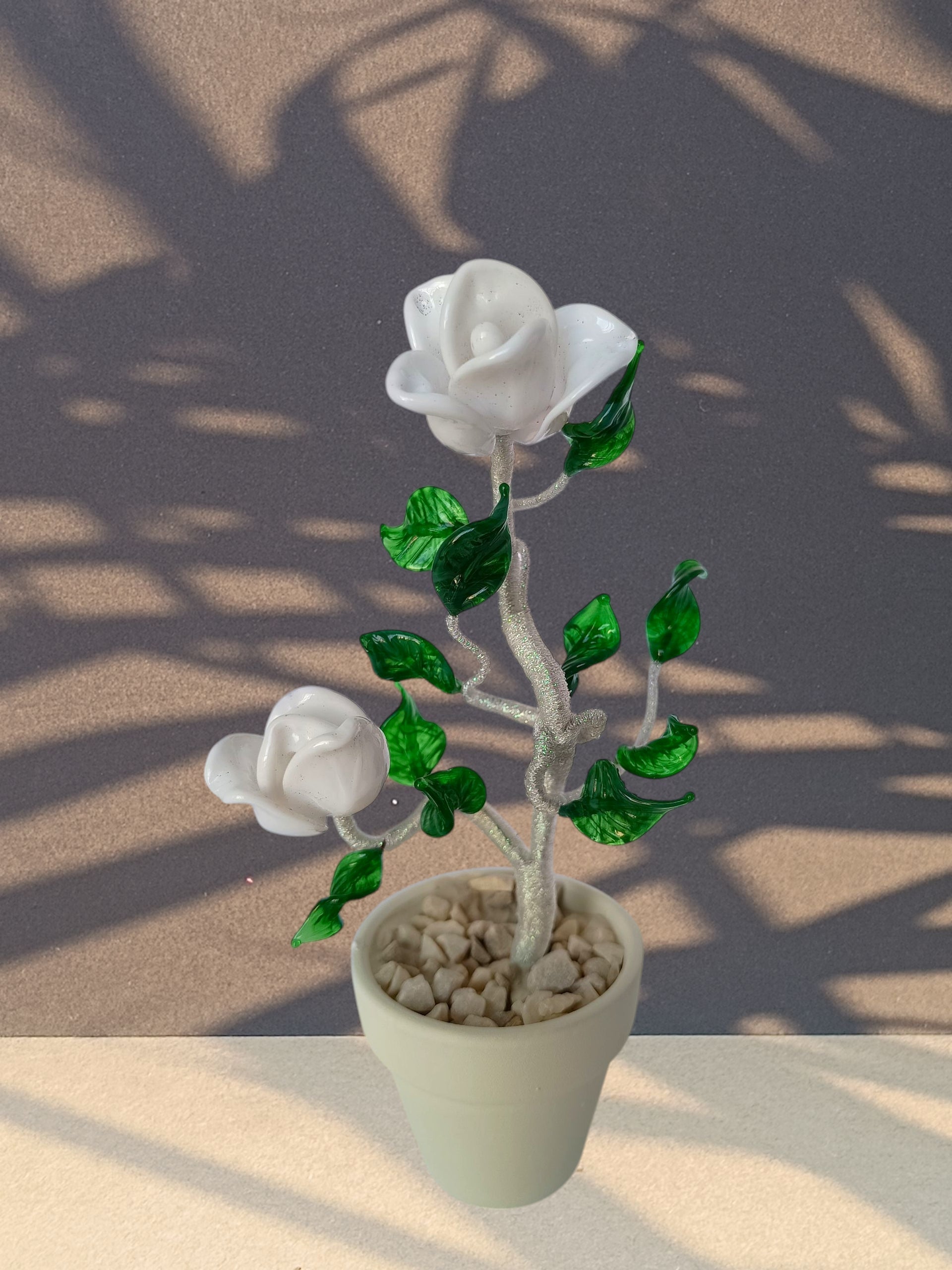 Rosa due boccioli - MantoanMurano